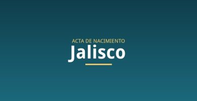Acta de nacimiento en Jalisco