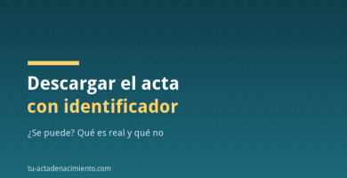 Descargar el acta con identificador