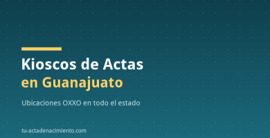 Kioscos de Actas en Guanajuato