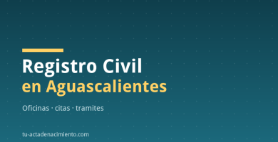 Registro Civil en Aguascalientes