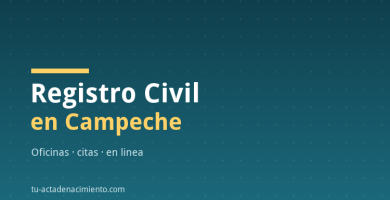 Registro Civil en Campeche