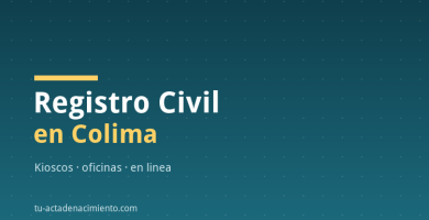 Registro Civil en Colima