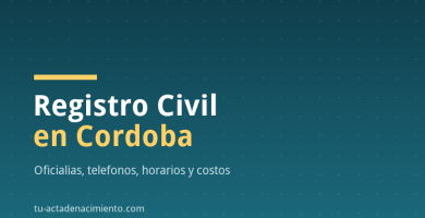 Registro Civil en Cordoba