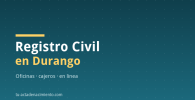 Registro Civil en Durango