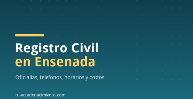 Registro Civil en Ensenada