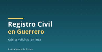 Registro Civil en Guerrero