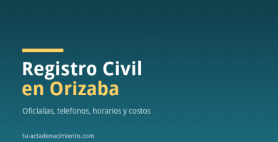 Registro Civil en Orizaba