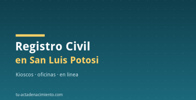 Registro Civil en San Luis Potosi