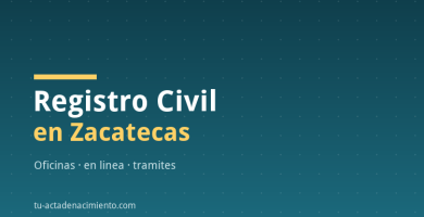 Registro Civil en Zacatecas