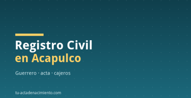 Registro Civil en Acapulco