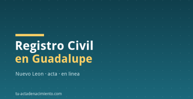 Registro Civil en Guadalupe