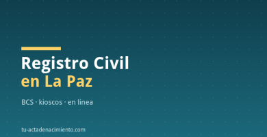 Registro Civil en La Paz