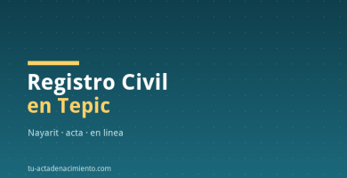 Registro Civil en Tepic