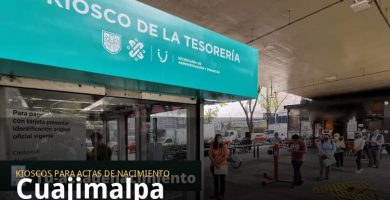 Kioscos para sacar actas de nacimiento en Cuajimalpa
