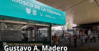Kioscos para sacar actas de nacimiento en Gustavo A. Madero