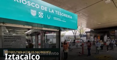 Kioscos para sacar actas de nacimiento en Iztacalco