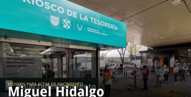 Kioscos para sacar actas de nacimiento en Miguel Hidalgo