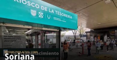 Soriana para sacar actas de nacimiento