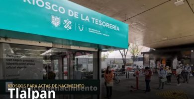 Kioscos para sacar actas de nacimiento en Tlalpan