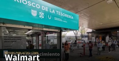 Walmart para sacar actas de nacimiento