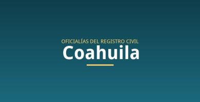 Oficialías del Registro Civil en Coahuila