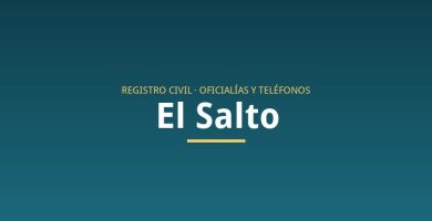Oficial&iacute;as del Registro Civil en El Salto