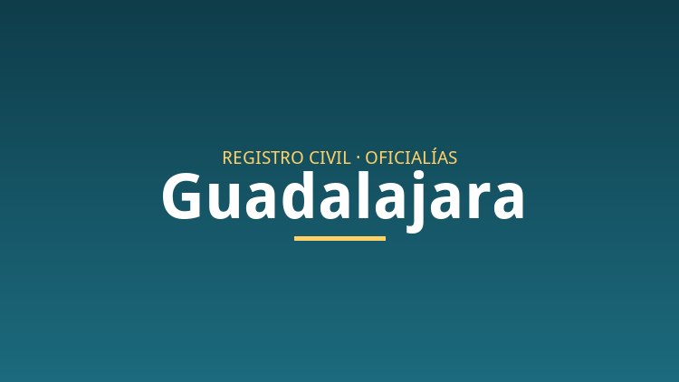 Registro Civil en Guadalajara